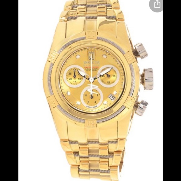Womens Invicta bolt zeus gold Jason Taylor Limited Edition #14608 VERY RARE - Picture 3 of 17